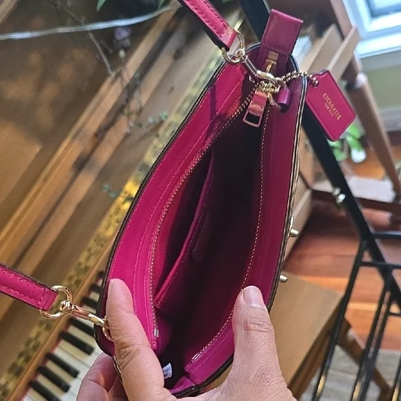 Coach Blake Leather Crossbody Bag - Style 35688 - Picture 5 of 12